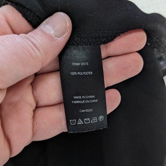 Sheer Black Blouse - Picture 6 of 7